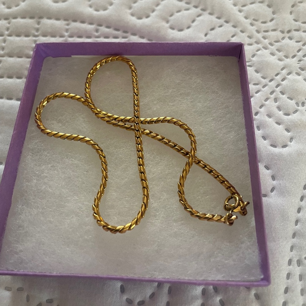 Gold-tone necklace